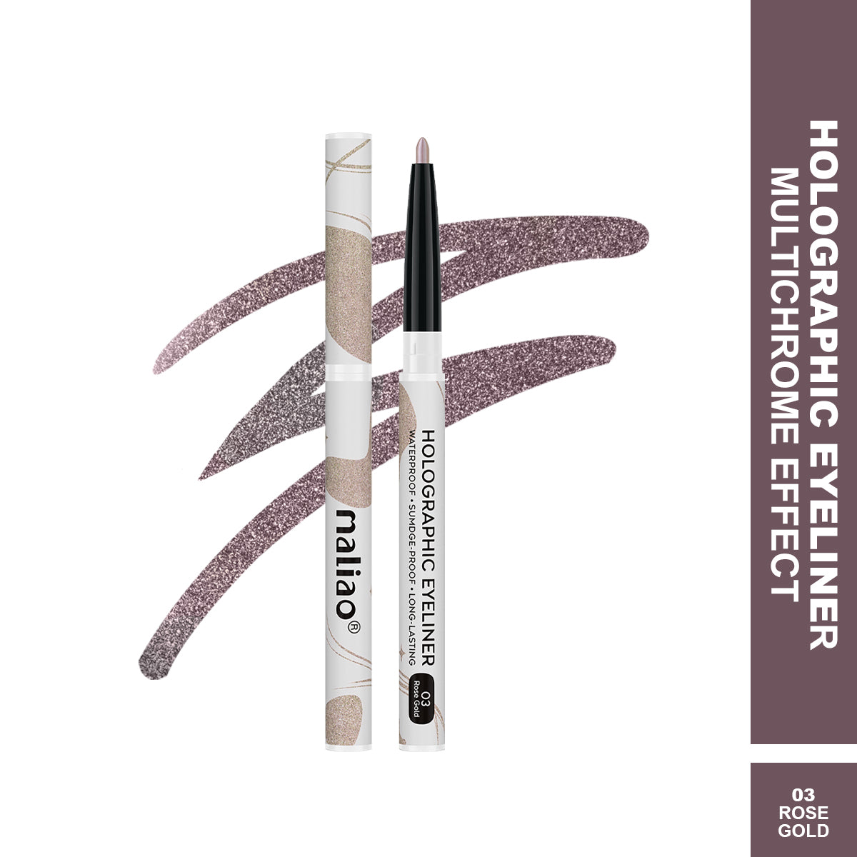 Maliao Holographic Multichrome Eyeliner – Stunning Shimmer and Long-Lasting Wear Eye