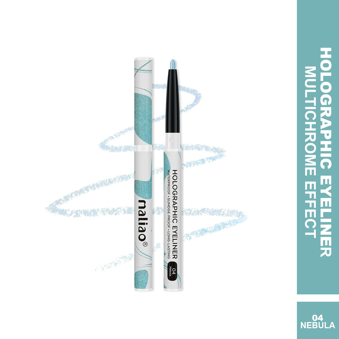 Maliao Holographic Multichrome Eyeliner – Stunning Shimmer and Long-Lasting Wear Maliao