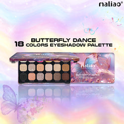 Maliao 18-Color Eyeshadow Palette – Blendable Matte & Shimmer Shades for Stunning Eye Makeup Looks – Highly Pigmented, Long-Lasting Eye Shadow Palette for All Skin Tones