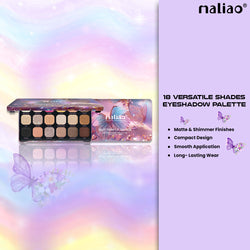 Maliao 18-Color Eyeshadow Palette – Blendable Matte & Shimmer Shades for Stunning Eye Makeup Looks – Highly Pigmented, Long-Lasting Eye Shadow Palette for All Skin Tones
