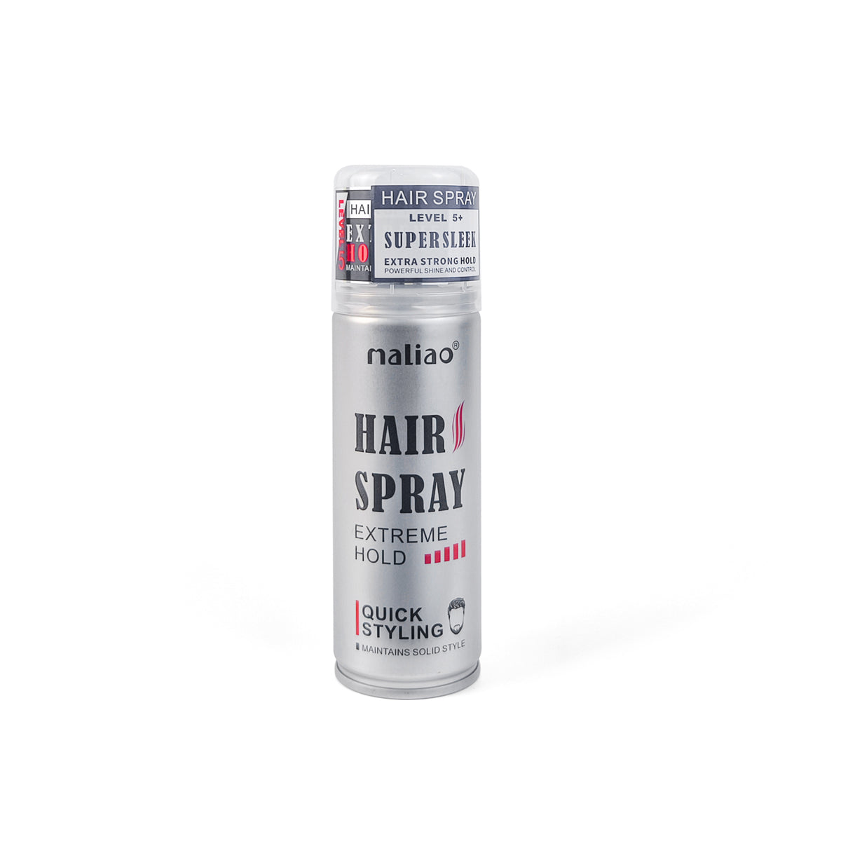 Maliao Extreme Hold Hairspray Level 5 – Long-Lasting Hair Fixative, Strong Hold for All-Day Style, Non-Greasy Formula - Maliao Makeup