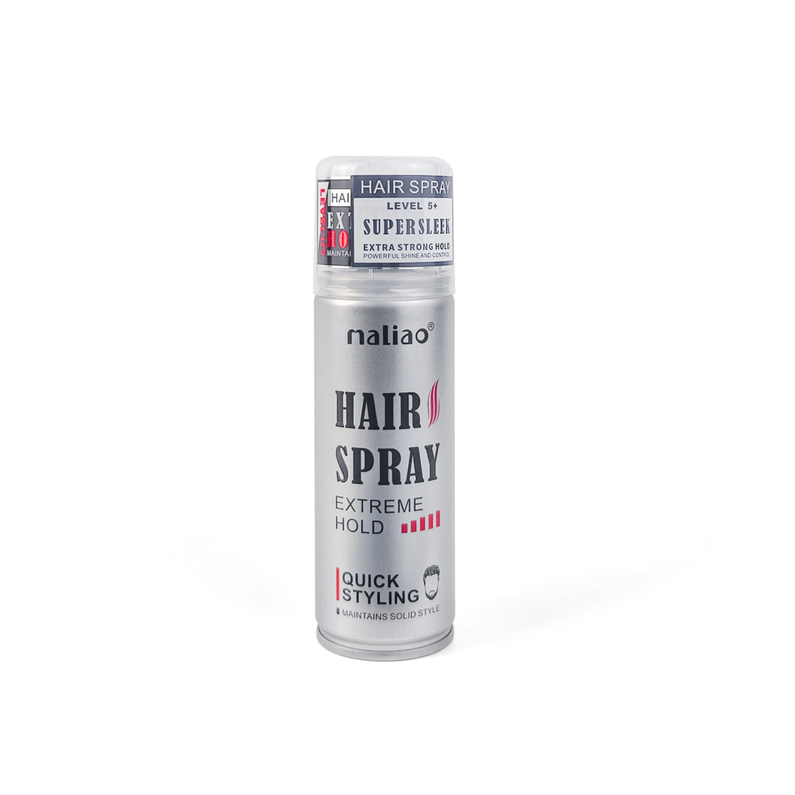 Maliao Extreme Hold Hairspray Level 5 – Long-Lasting Hair Fixative, Strong Hold for All-Day Style, Non-Greasy Formula - Maliao Makeup