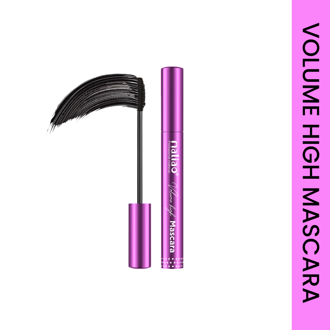 Maliao Volume High Mascara – Waterproof, Smudge-Proof, Long-Lasting, High-Volume Lash Formula for Thick, Full Lashes, Perfect for Daily Wear