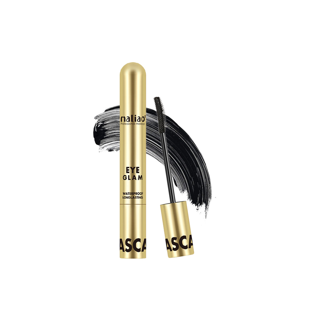 Maliao Eye Glam Waterproof Mascara - Intense Length, Voluminous Lashes & Long-Lasting Wear Face, Body