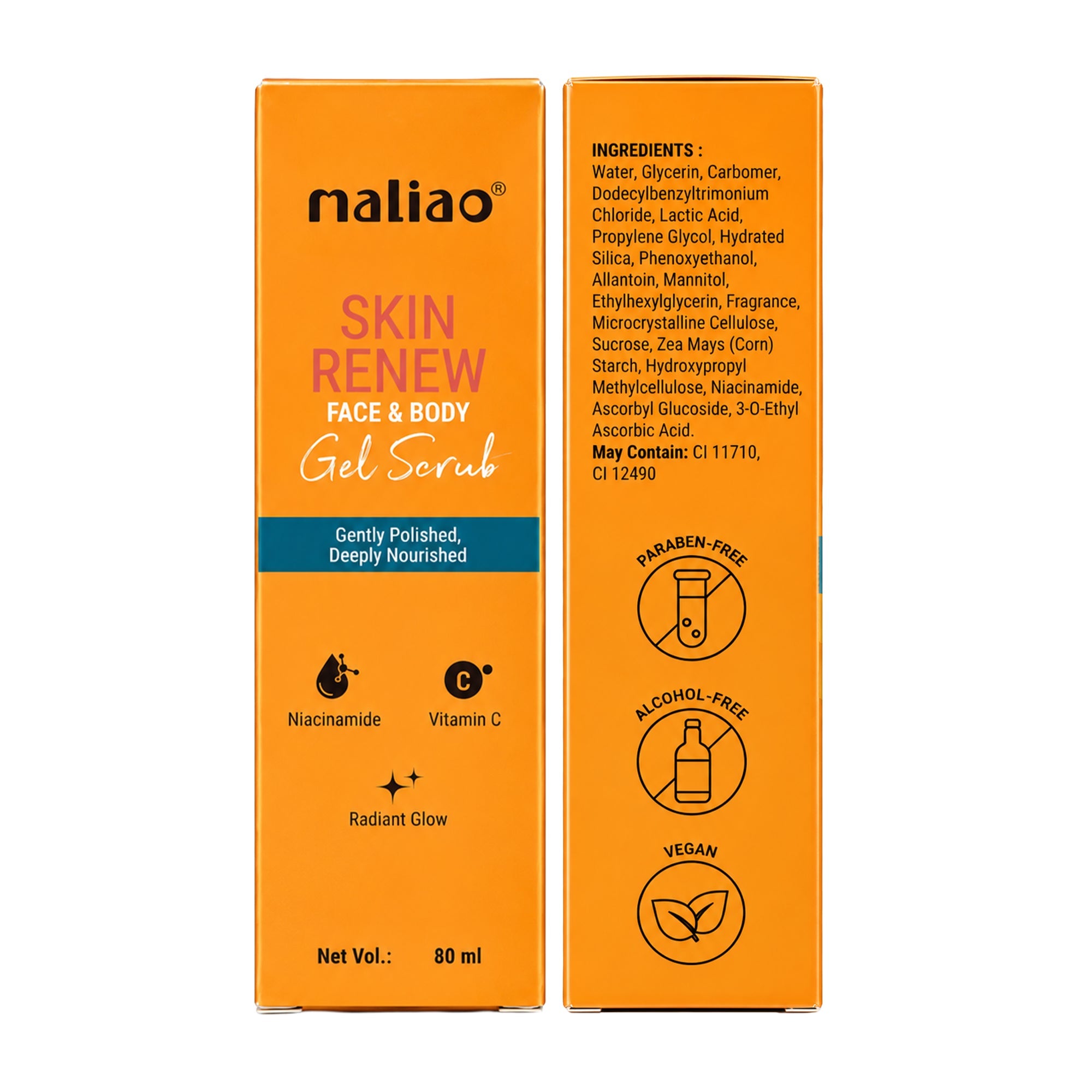 Maliao Skin Renew Face & Body Gel Scrub