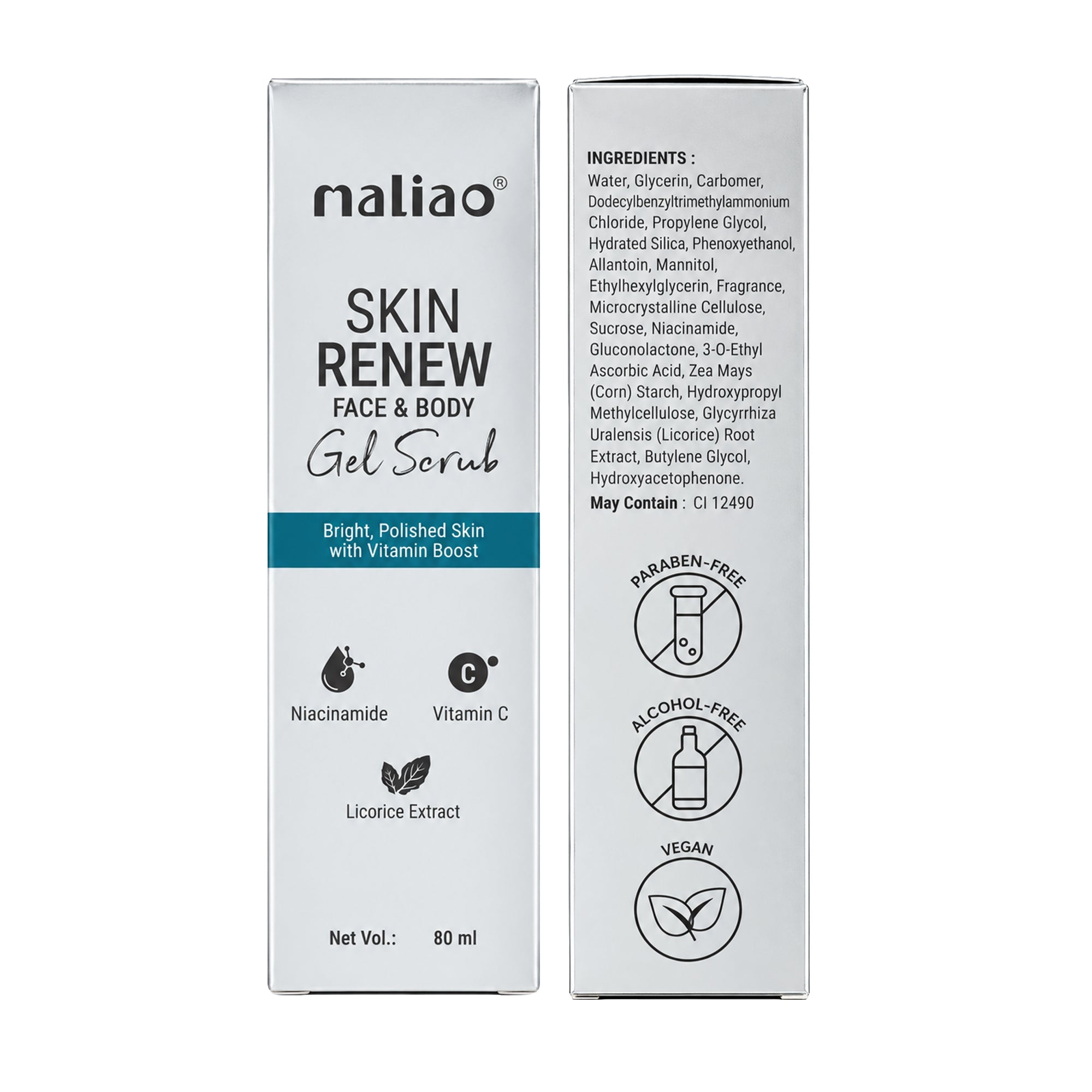 Maliao Skin Renew Face & Body Gel Scrub