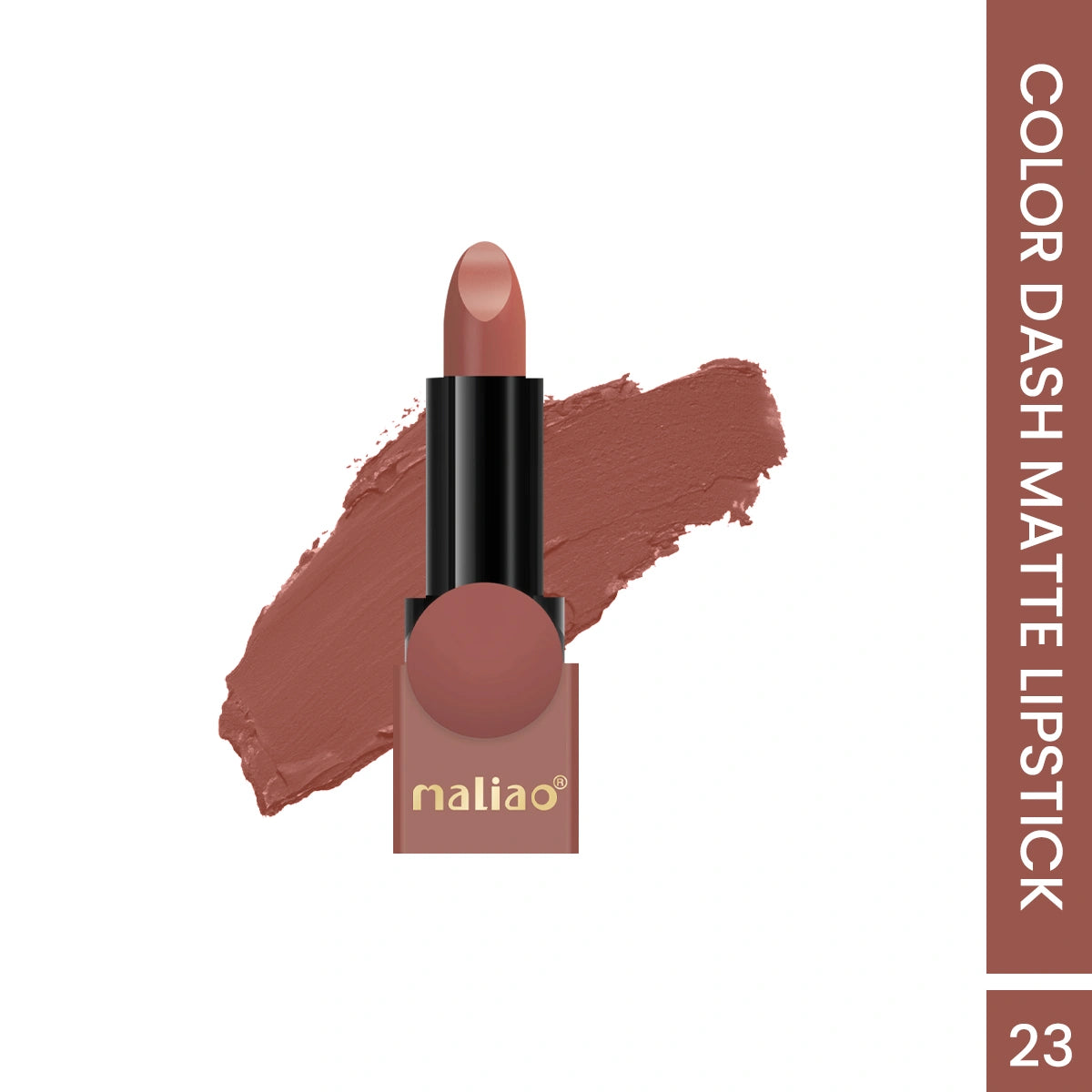 Maliao Color Dash Matte Lipstick - Longwear 24H Power with Silky Matte Finish