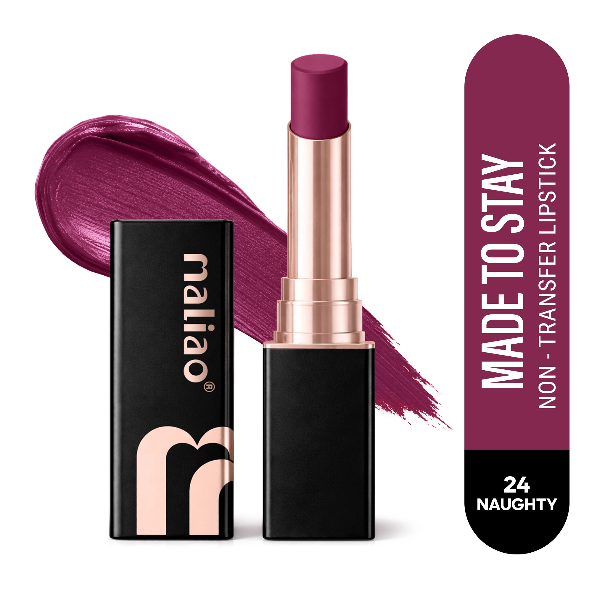 Maliao Super Non-Transfer Lipstick - Long-Lasting Matte Finish, Smudge-Proof Formula
