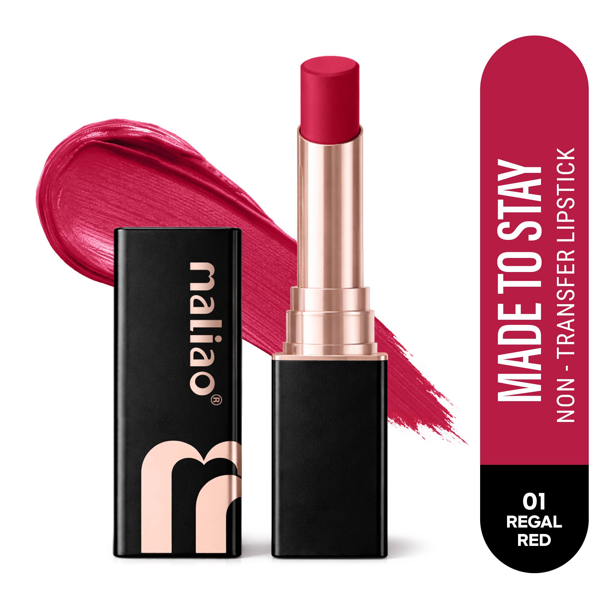 Maliao Super Non-Transfer Lipstick - Long-Lasting Matte Finish, Smudge-Proof Formula