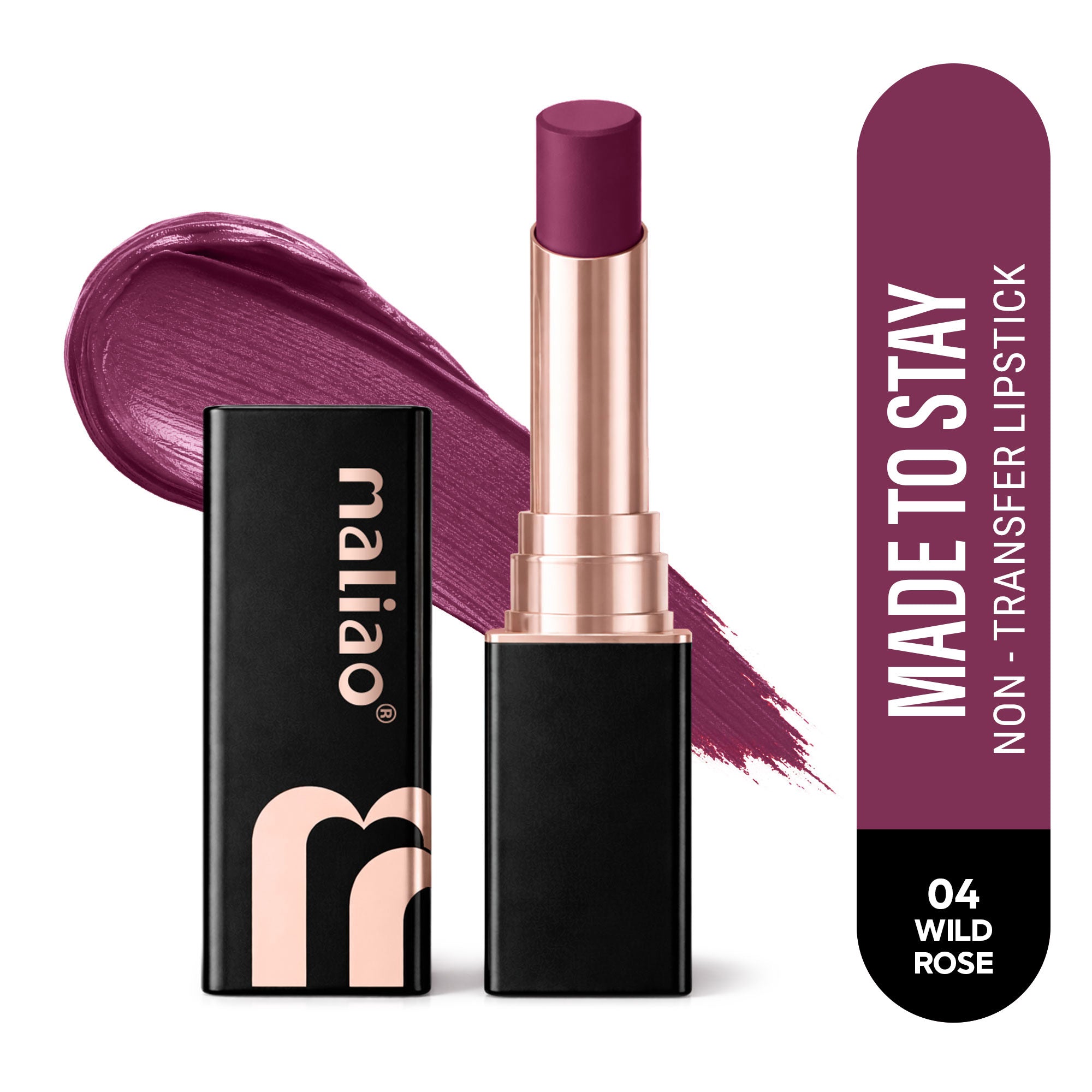 Maliao Super Non-Transfer Lipstick - Long-Lasting Matte Finish, Smudge-Proof Formula