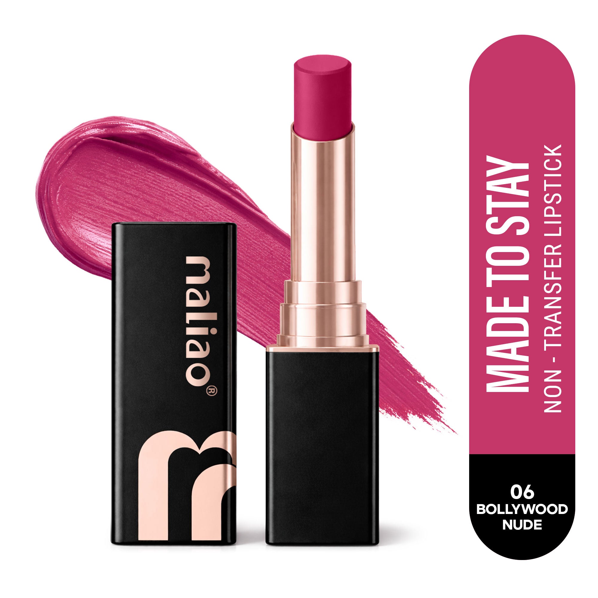 Maliao Super Non-Transfer Lipstick - Long-Lasting Matte Finish, Smudge-Proof Formula