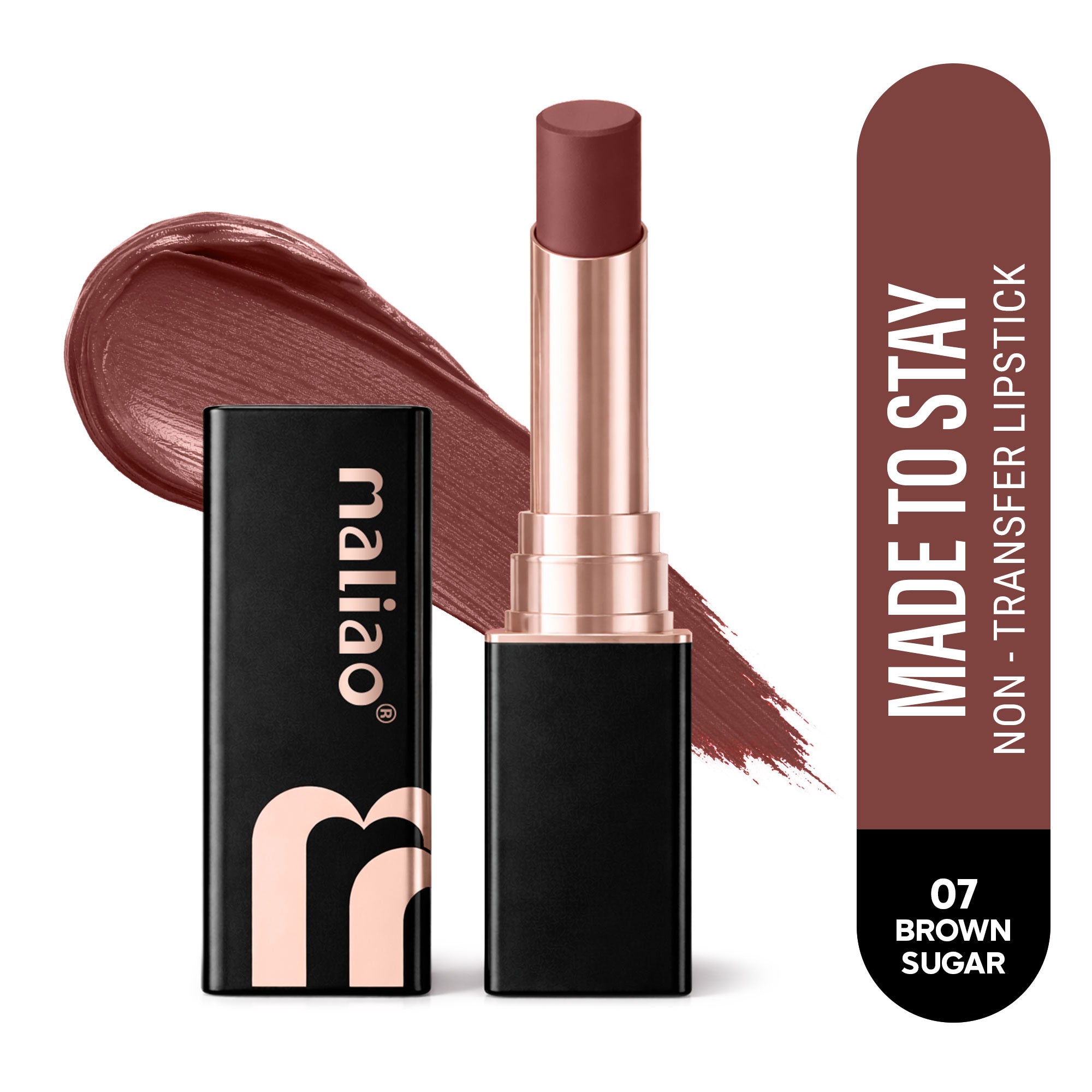Maliao Super Non-Transfer Lipstick - Long-Lasting Matte Finish, Smudge-Proof Formula