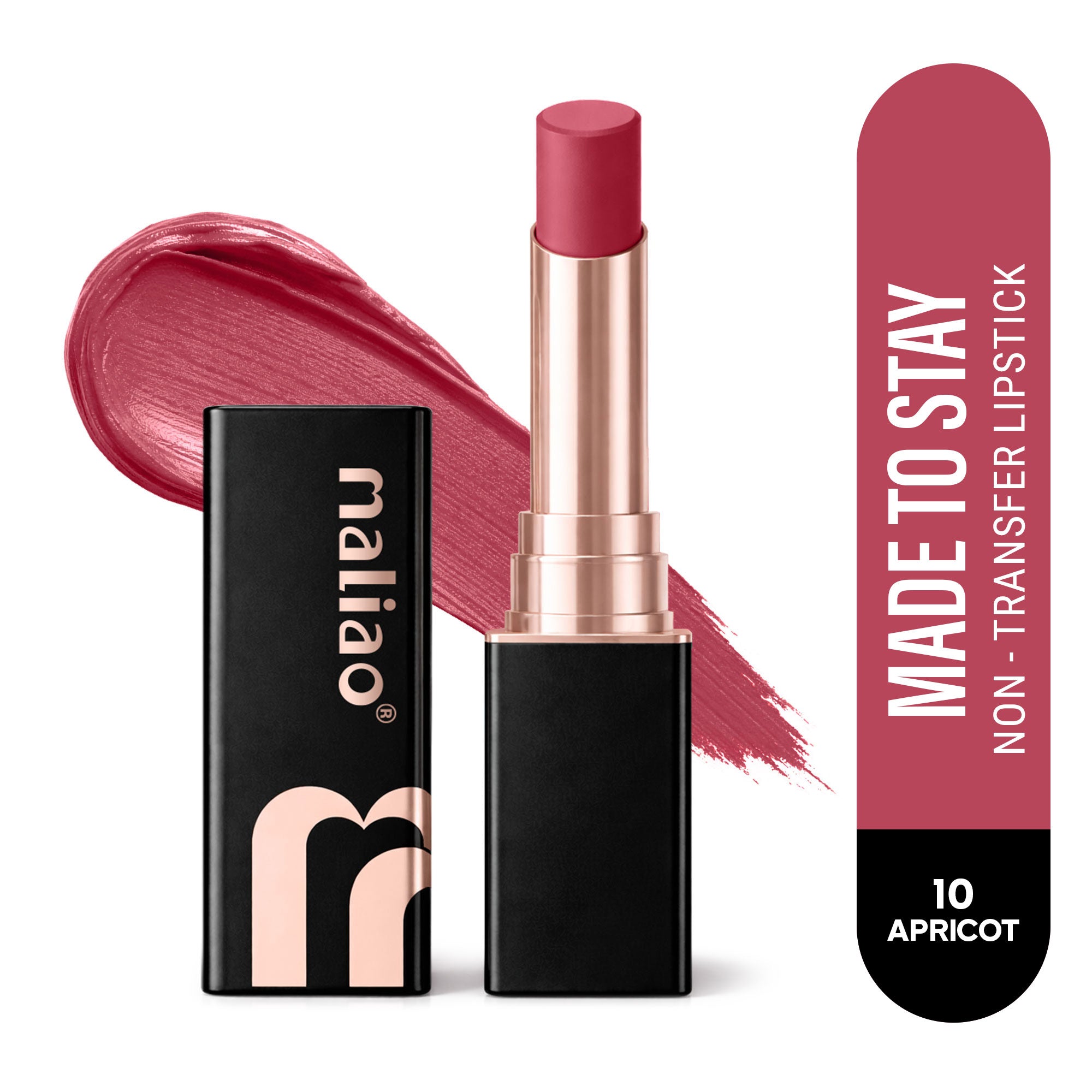 Maliao Super Non-Transfer Lipstick - Long-Lasting Matte Finish, Smudge-Proof Formula