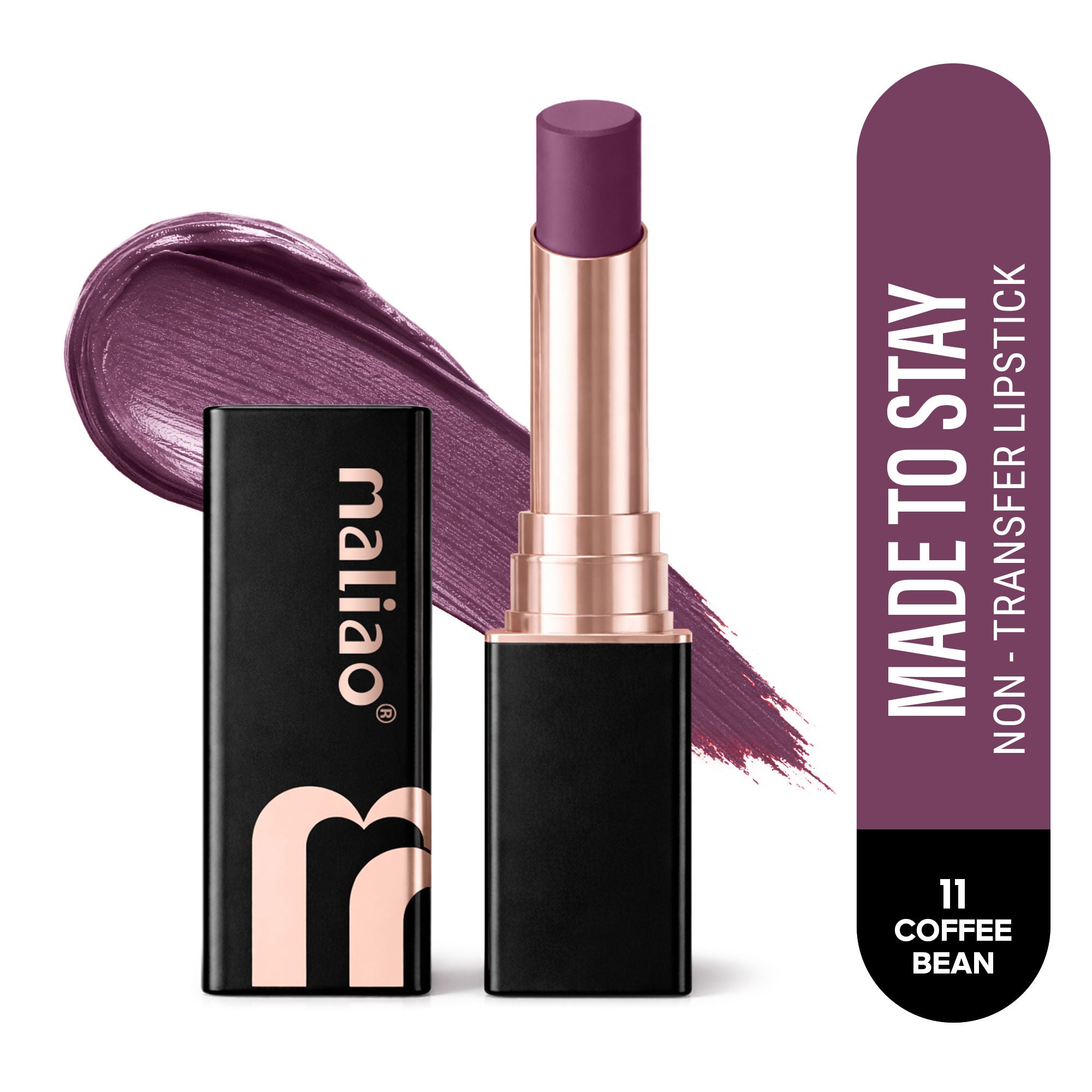 Maliao Super Non-Transfer Lipstick - Long-Lasting Matte Finish, Smudge-Proof Formula