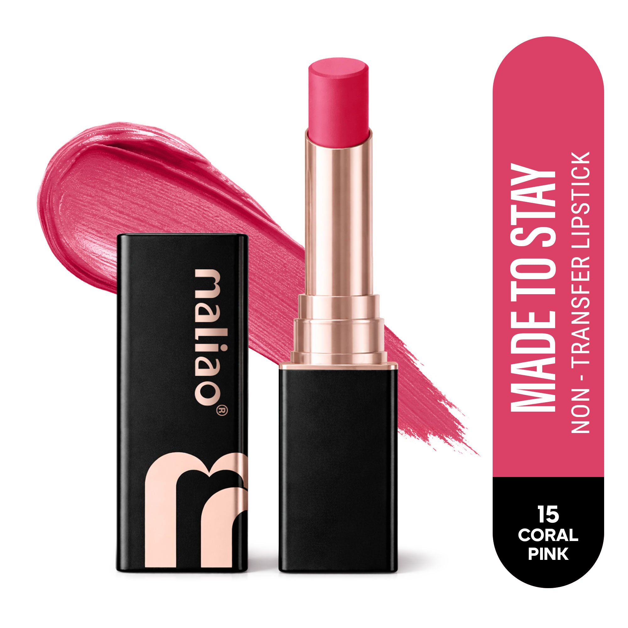 Maliao Super Non-Transfer Lipstick - Long-Lasting Matte Finish, Smudge-Proof Formula