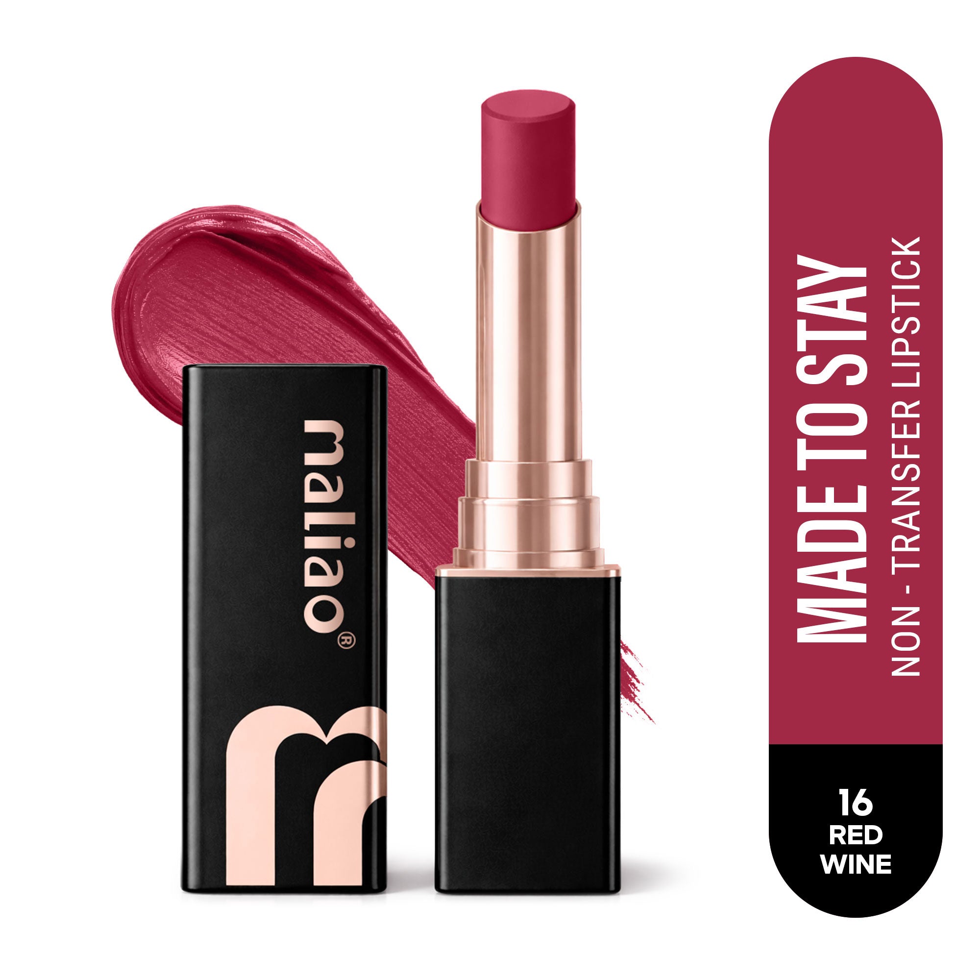 Maliao Super Non-Transfer Lipstick - Long-Lasting Matte Finish, Smudge-Proof Formula