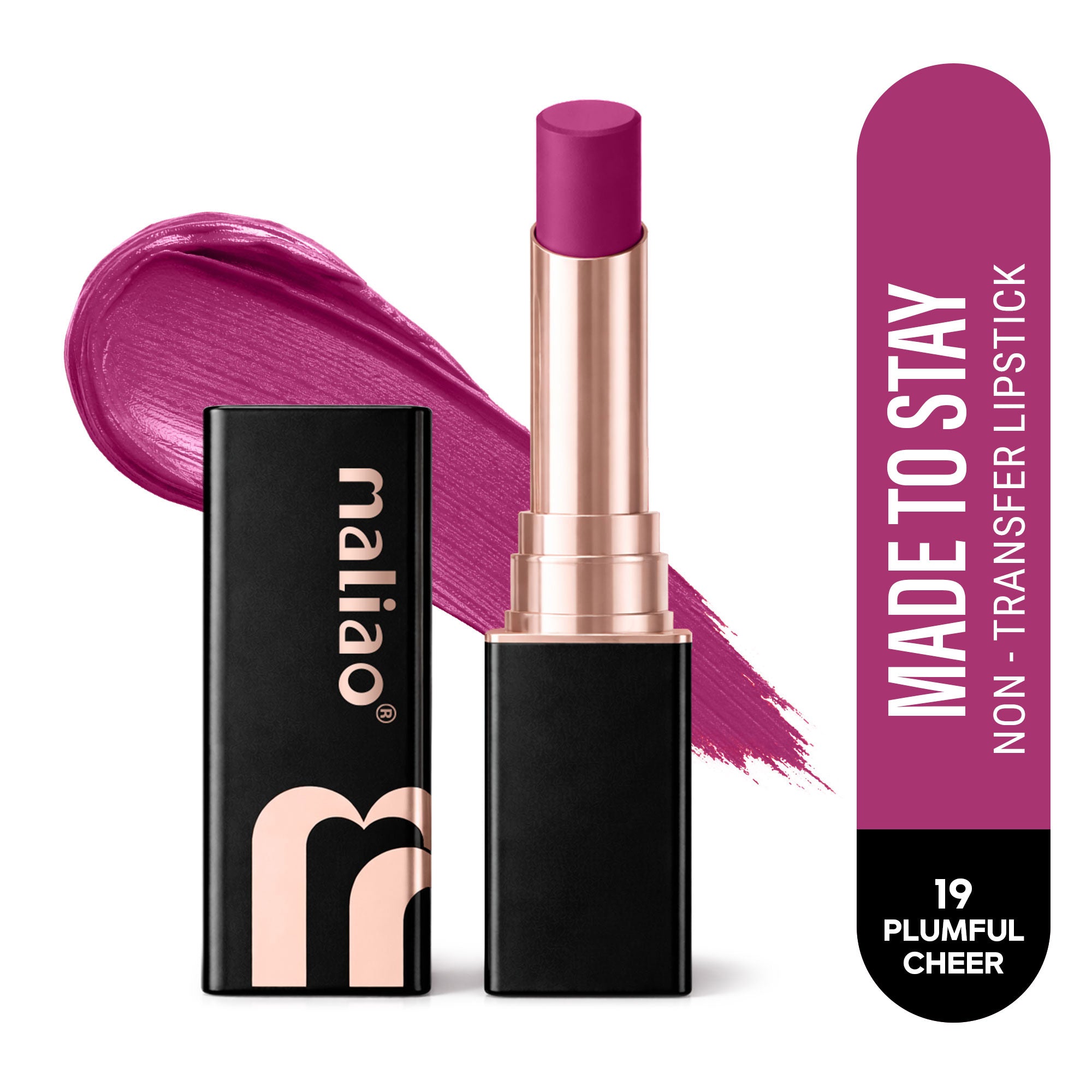 Maliao Super Non-Transfer Lipstick - Long-Lasting Matte Finish, Smudge-Proof Formula