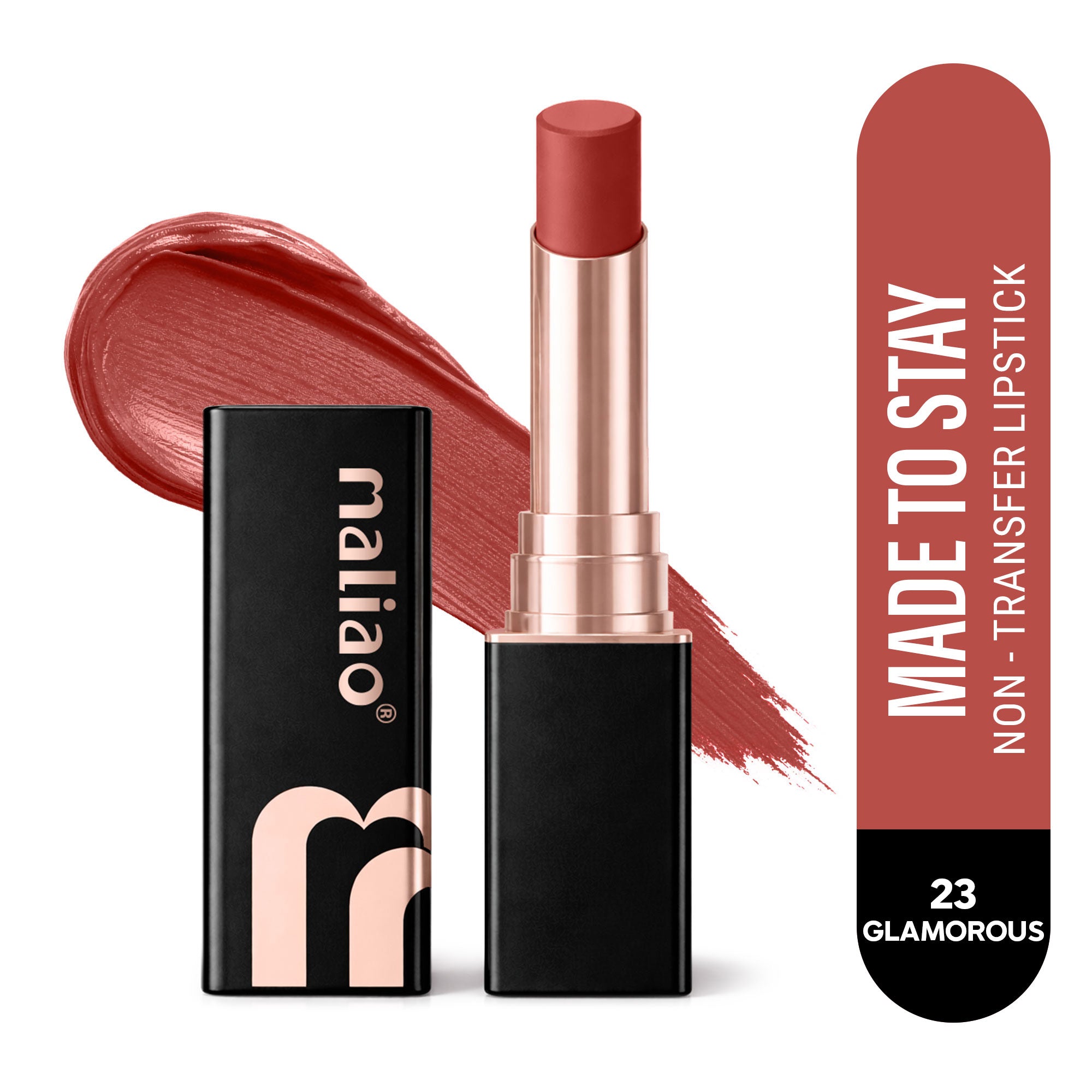 Maliao Super Non-Transfer Lipstick - Long-Lasting Matte Finish, Smudge-Proof Formula