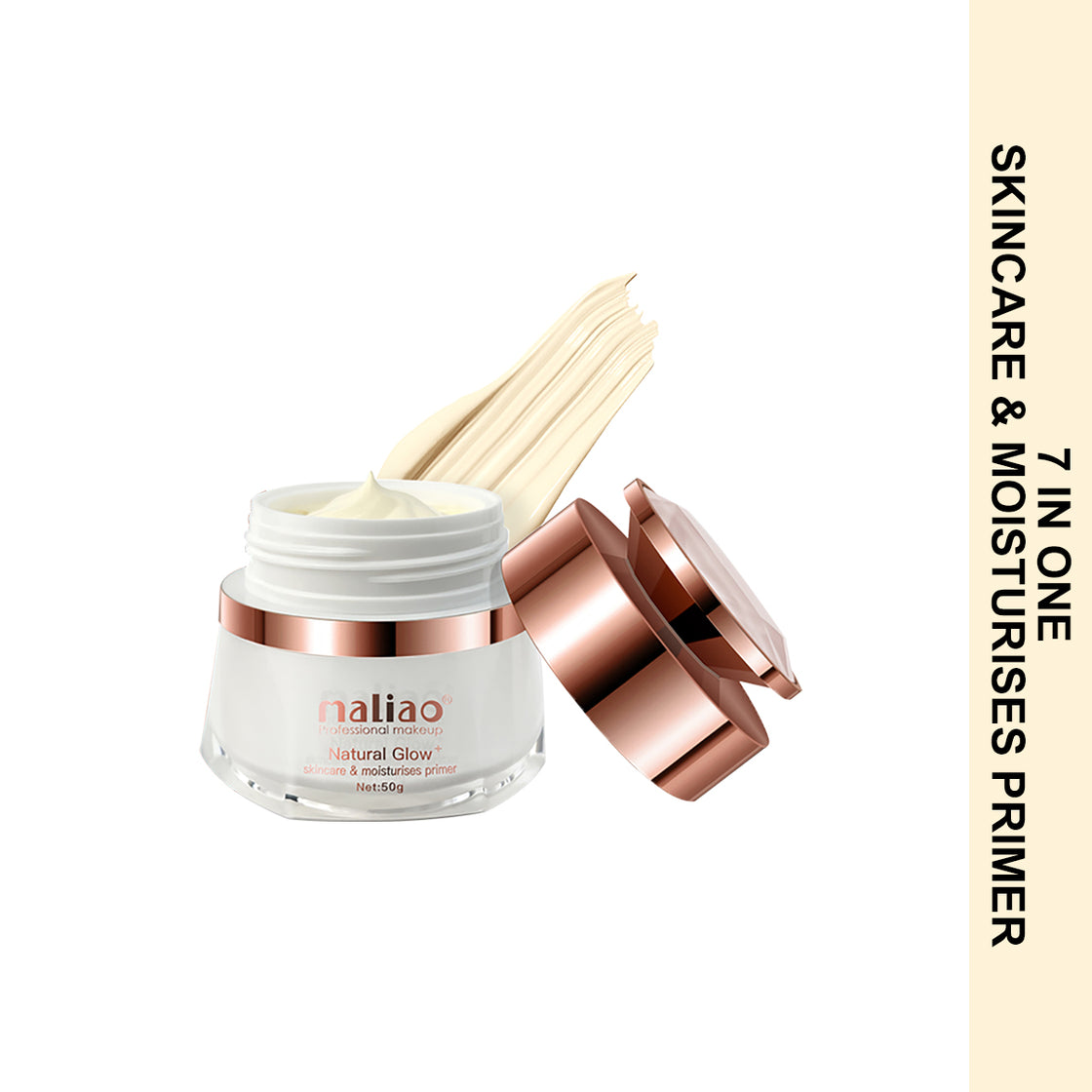 Maliao 7-in-One Natural Glow+ Skincare & Moisturizing Primer Face