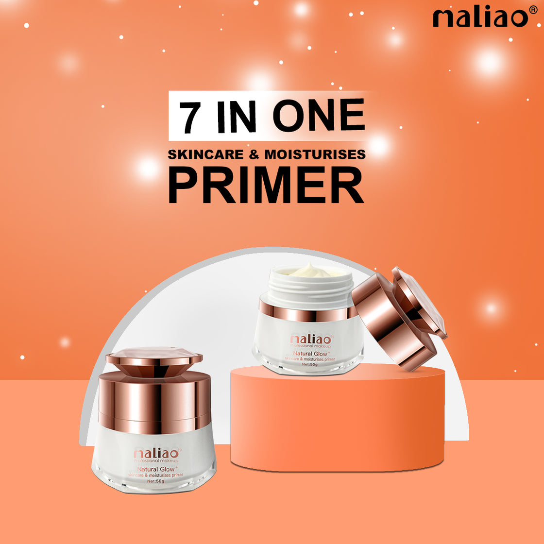 Maliao 7-in-One Natural Glow+ Skincare & Moisturizing Primer Face