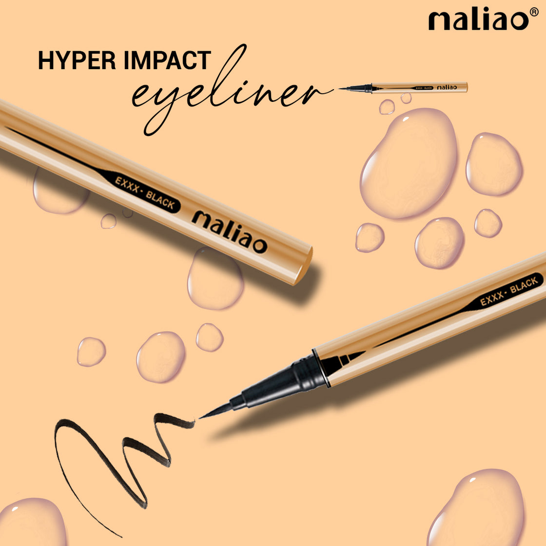 Maliao Hyper Impact Eyeliner - Intense Eyes, Bold Statements, Long-Lasting & Waterproof - Maliao Makeup