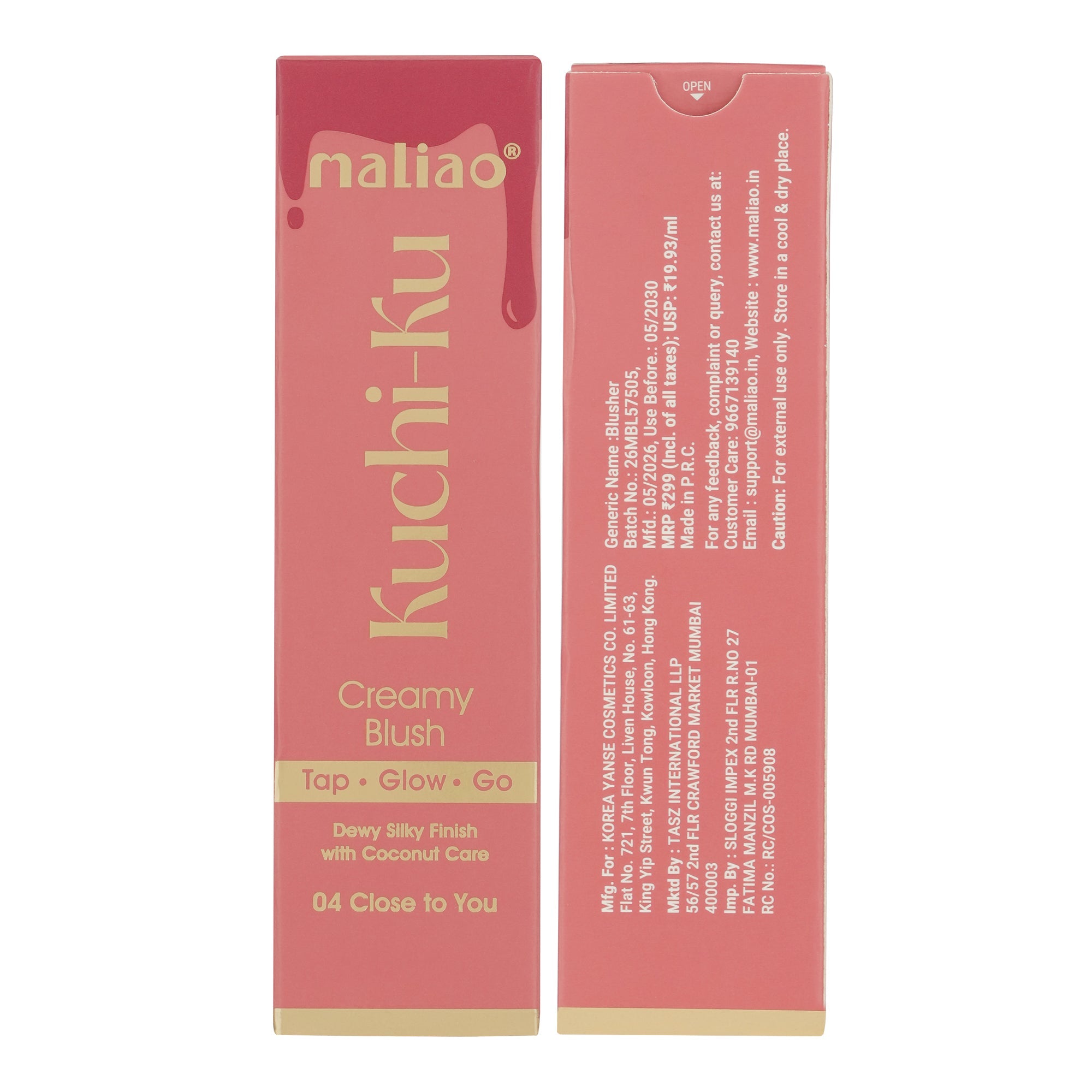 Maliao Kuchi Ku Creamy Blush