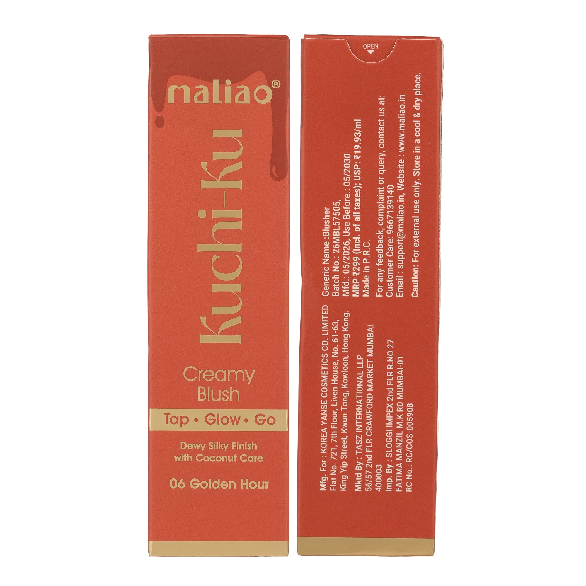 Maliao Kuchi Ku Creamy Blush
