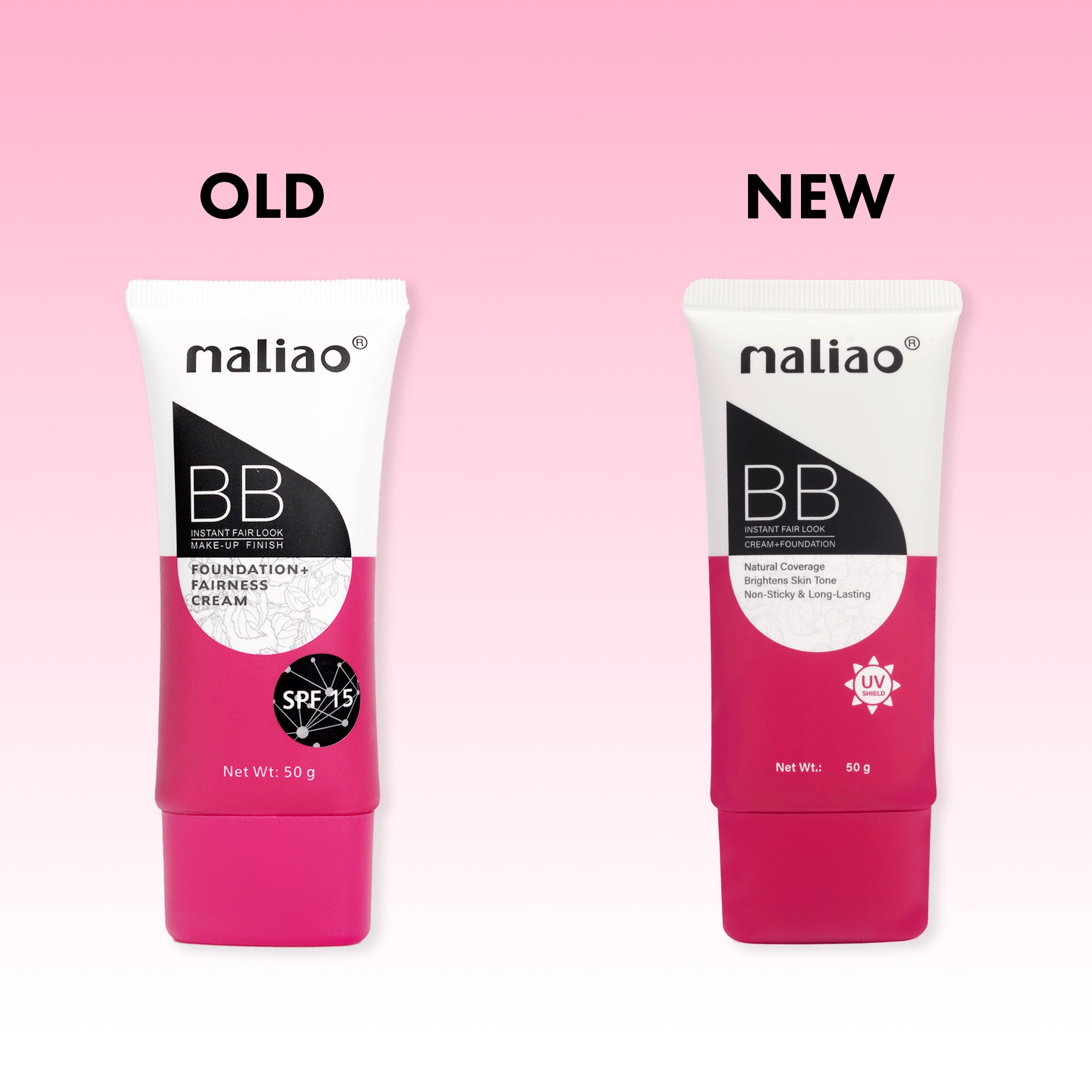 Maliao BB Foundation + Fairness Cream Face