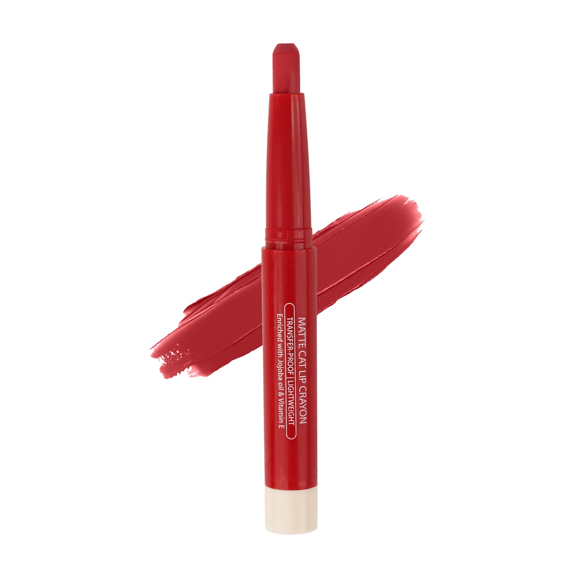 Maliao Matte Cat Lip Crayon - Transfer-Proof & Lightweight Long-Lasting Color Lip