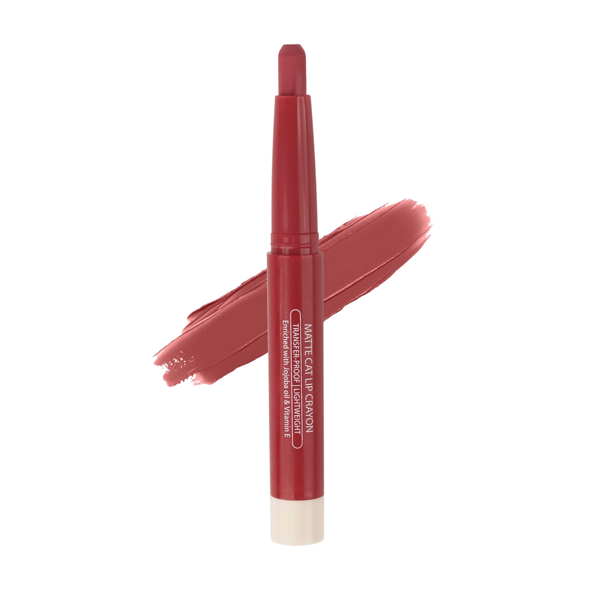 Maliao Matte Cat Lip Crayon - Transfer-Proof & Lightweight Long-Lasting Color Lip
