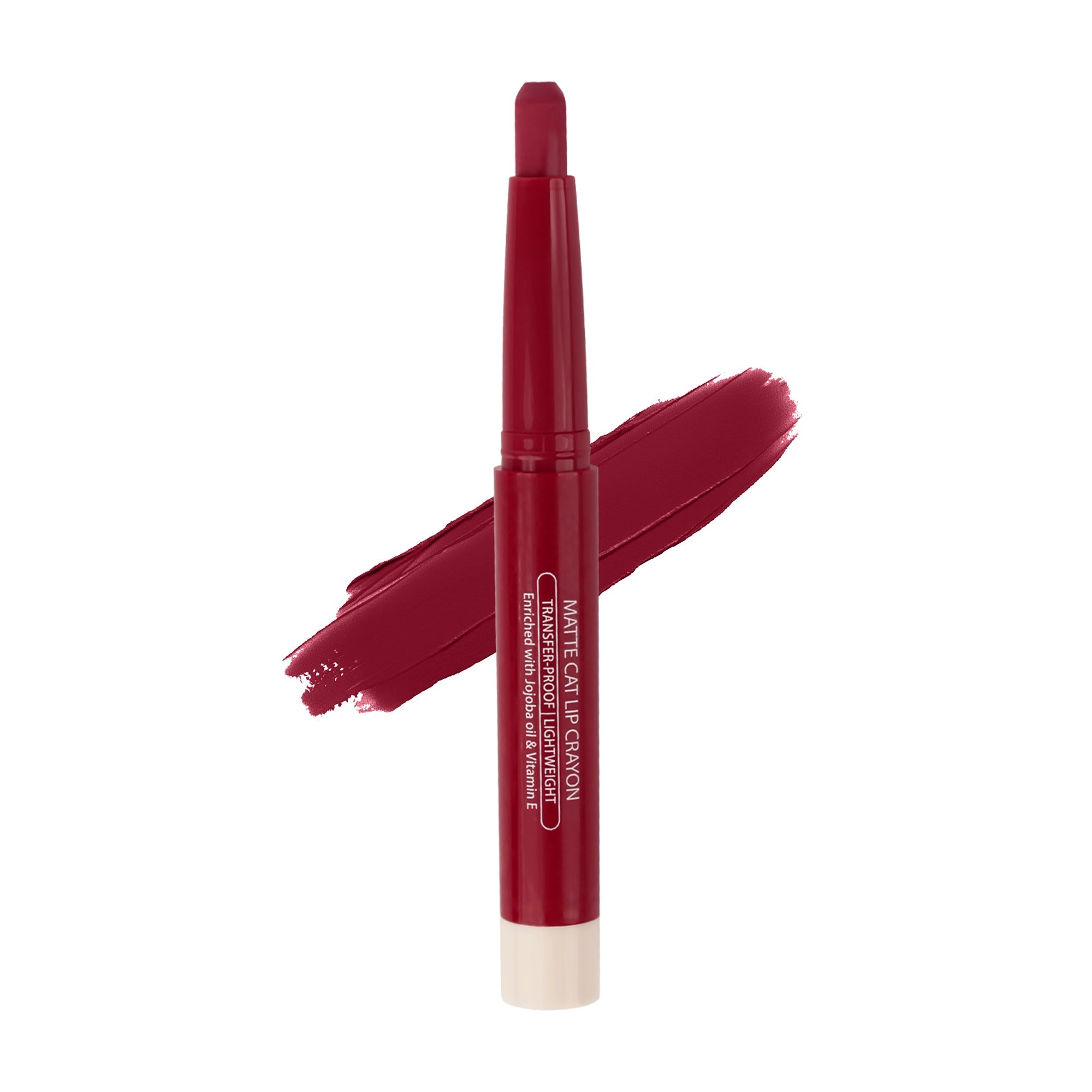 Maliao Matte Cat Lip Crayon - Transfer-Proof & Lightweight Long-Lasting Color Lip