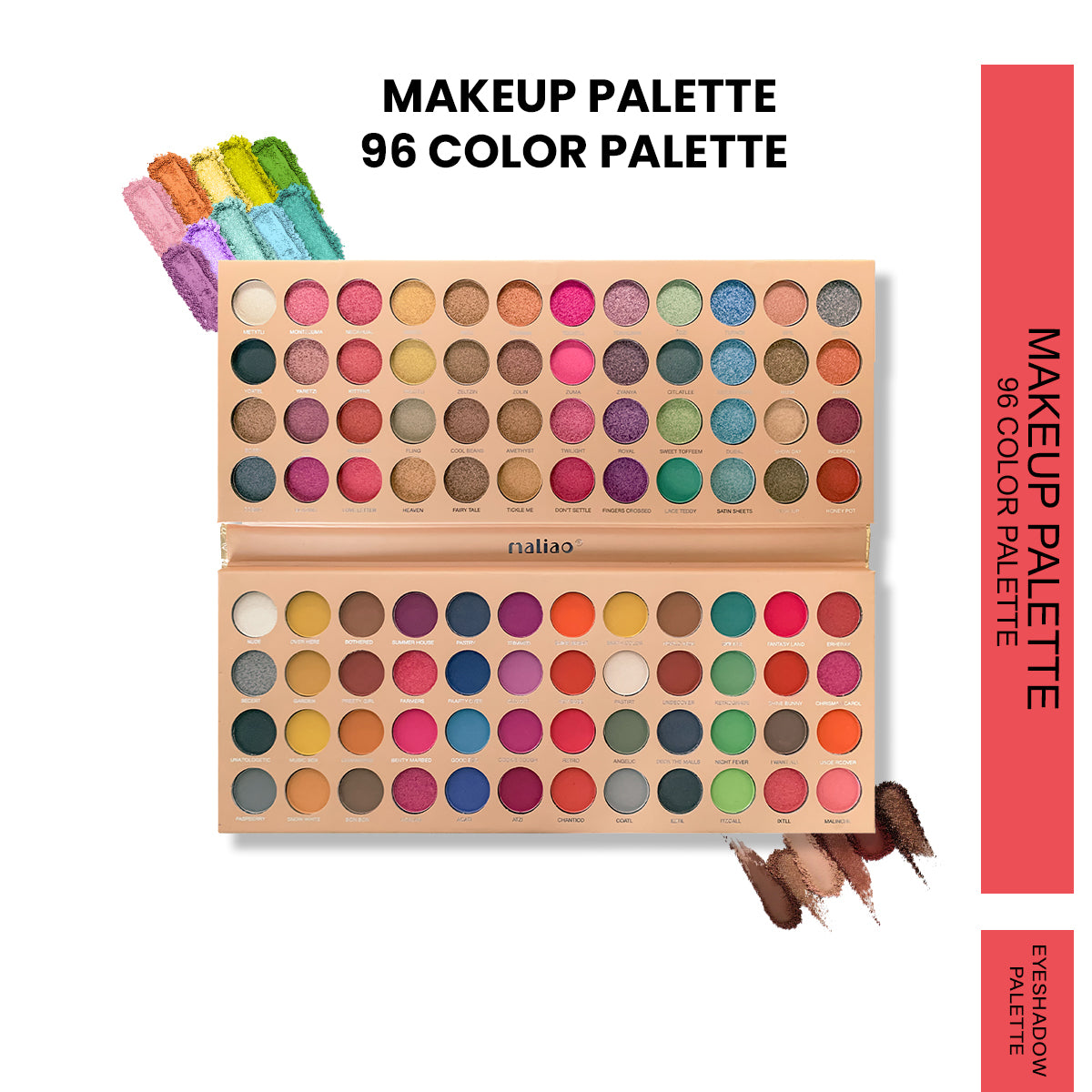 Maliao 96 Color Eyeshadow Makeup Palette - Create Limitless Eye Looks Eye