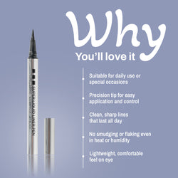 Maliao Super Liquid Liner Pen - Precision Defined, Long-Lasting Jet Black Perfection Eye