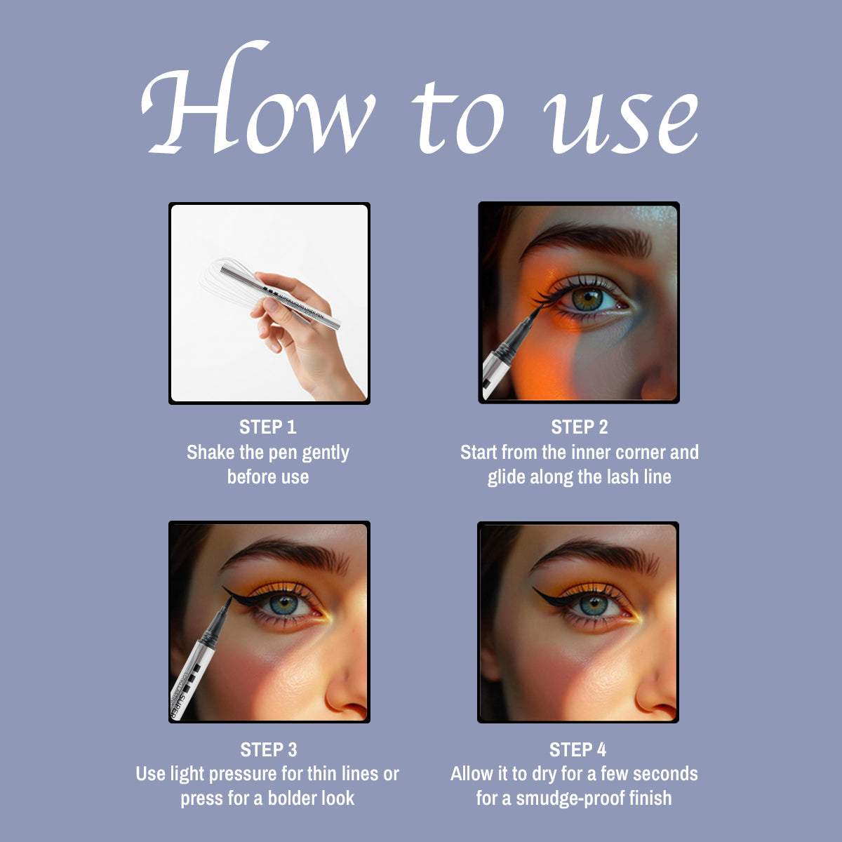 Maliao Super Liquid Liner Pen - Precision Defined, Long-Lasting Jet Black Perfection Eye