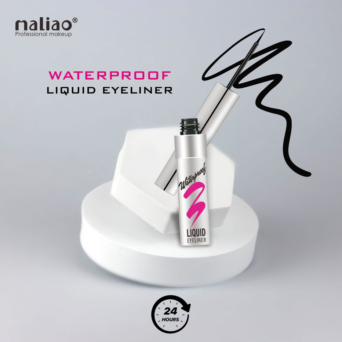 MALIAO Long Lasting No-Smudging Waterproof Liquid Eyeliner - All-Day Precision Eye