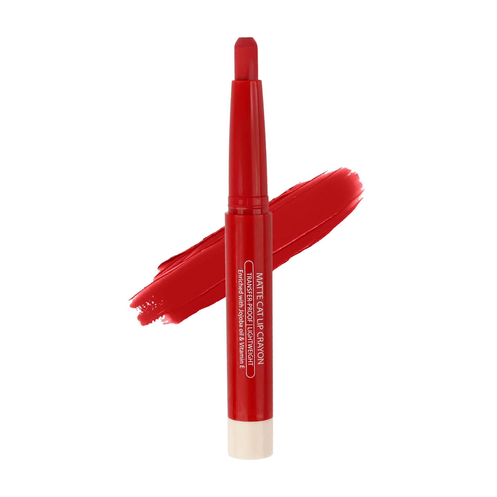 Maliao Matte Cat Lip Crayon - Transfer-Proof & Lightweight Long-Lasting Color Lip
