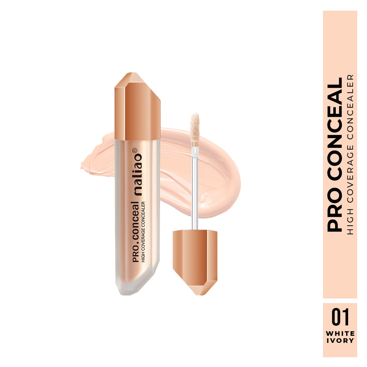 Maliao Pro Conceal Makeup | Full Coverage Waterproof Concealer Face