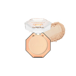 Maliao High Coverage Prime & Fine Matte Pressed Powder - Long-Lasting Compact Powder for Flawless Skin