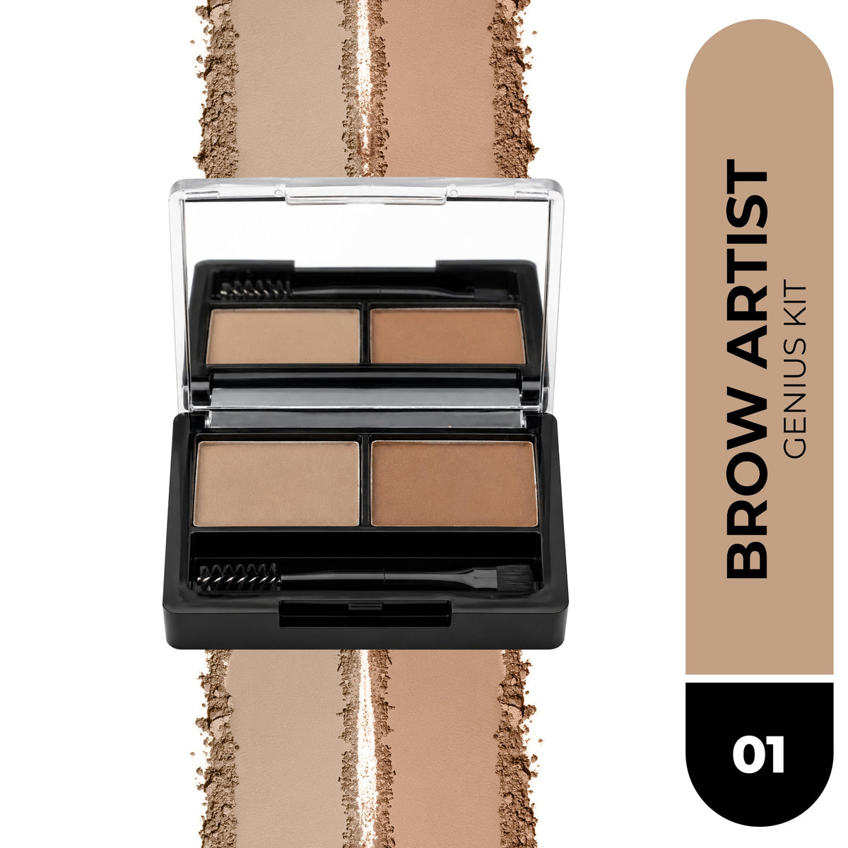 Maliao Brow Artist Genius Kit - Pigmented Wax for Perfect Eyebrows with 12-Hour Hold Eye