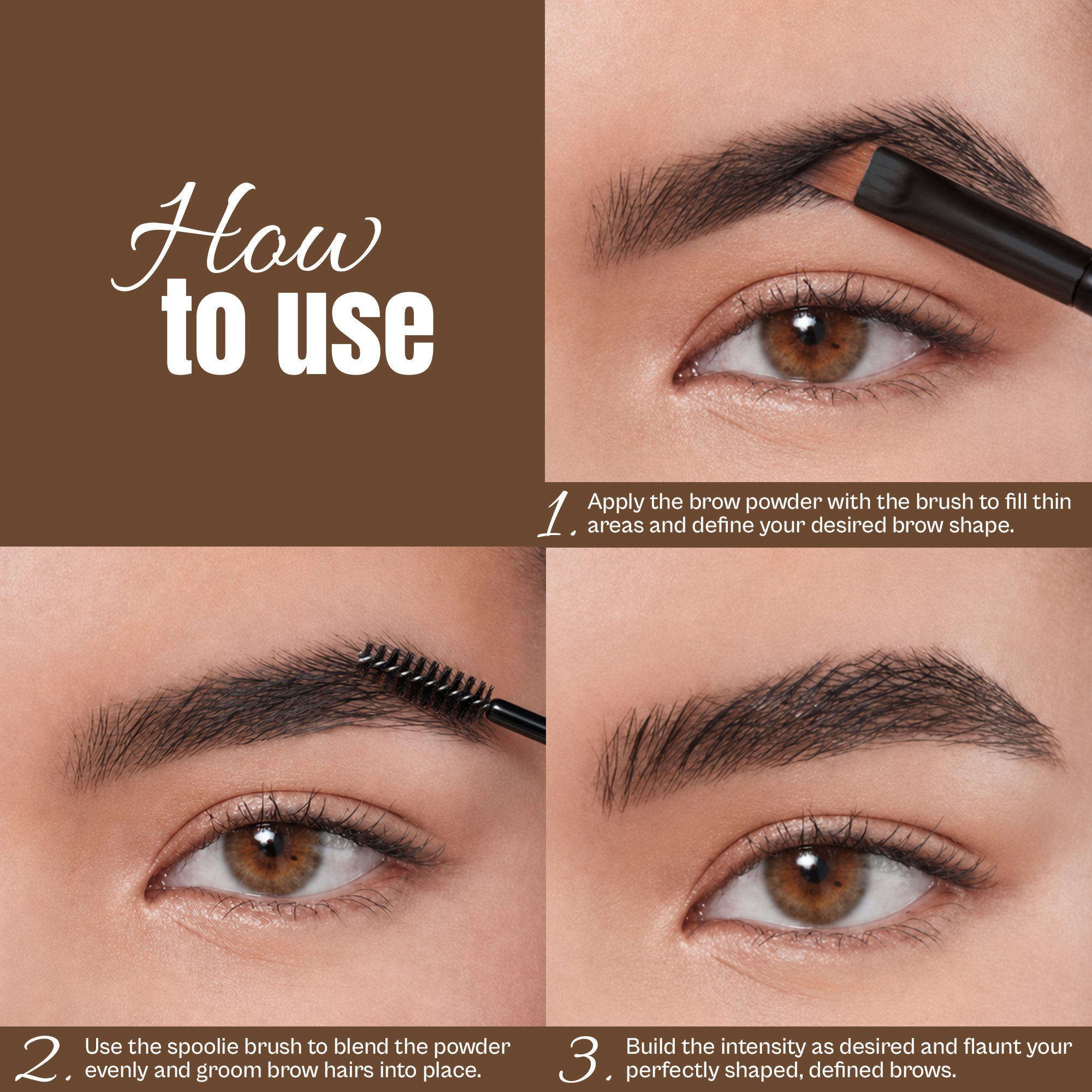 Maliao Brow Artist Genius Kit - Pigmented Wax for Perfect Eyebrows with 12-Hour Hold Eye