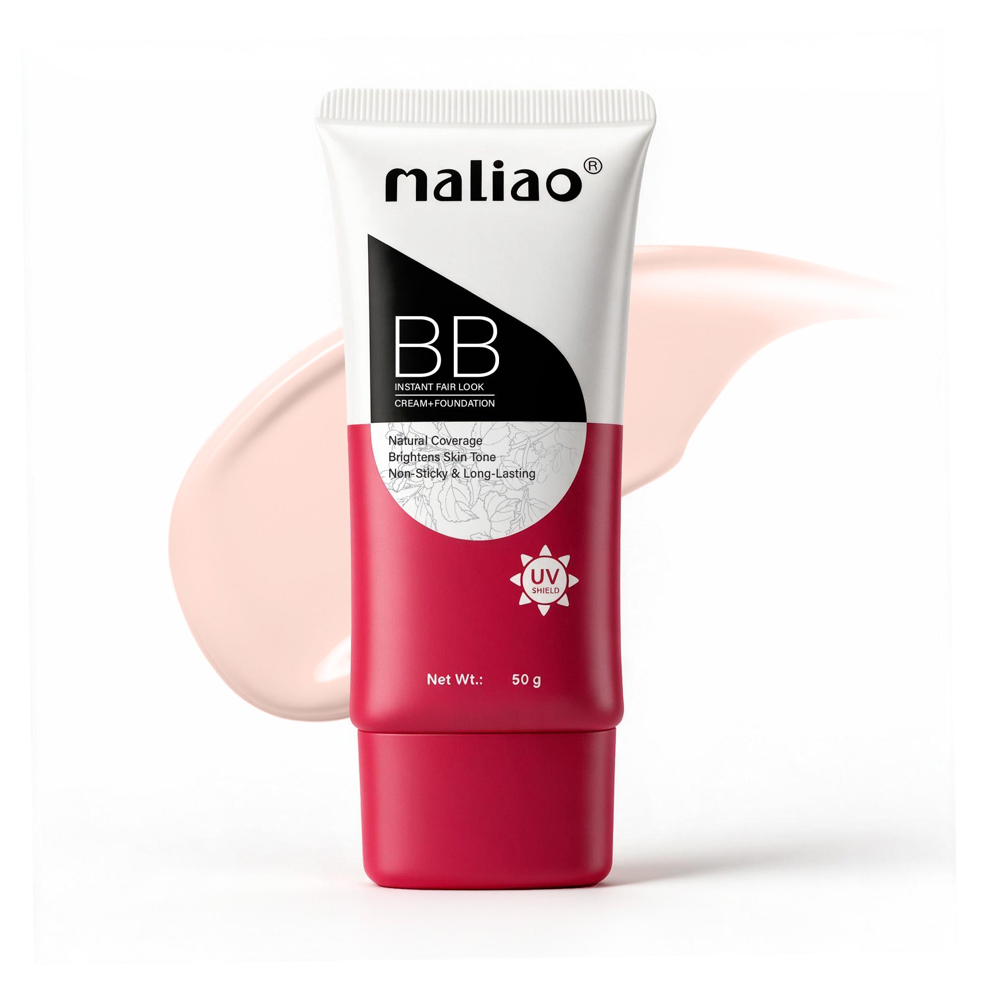 Maliao BB Foundation + Fairness Cream Face