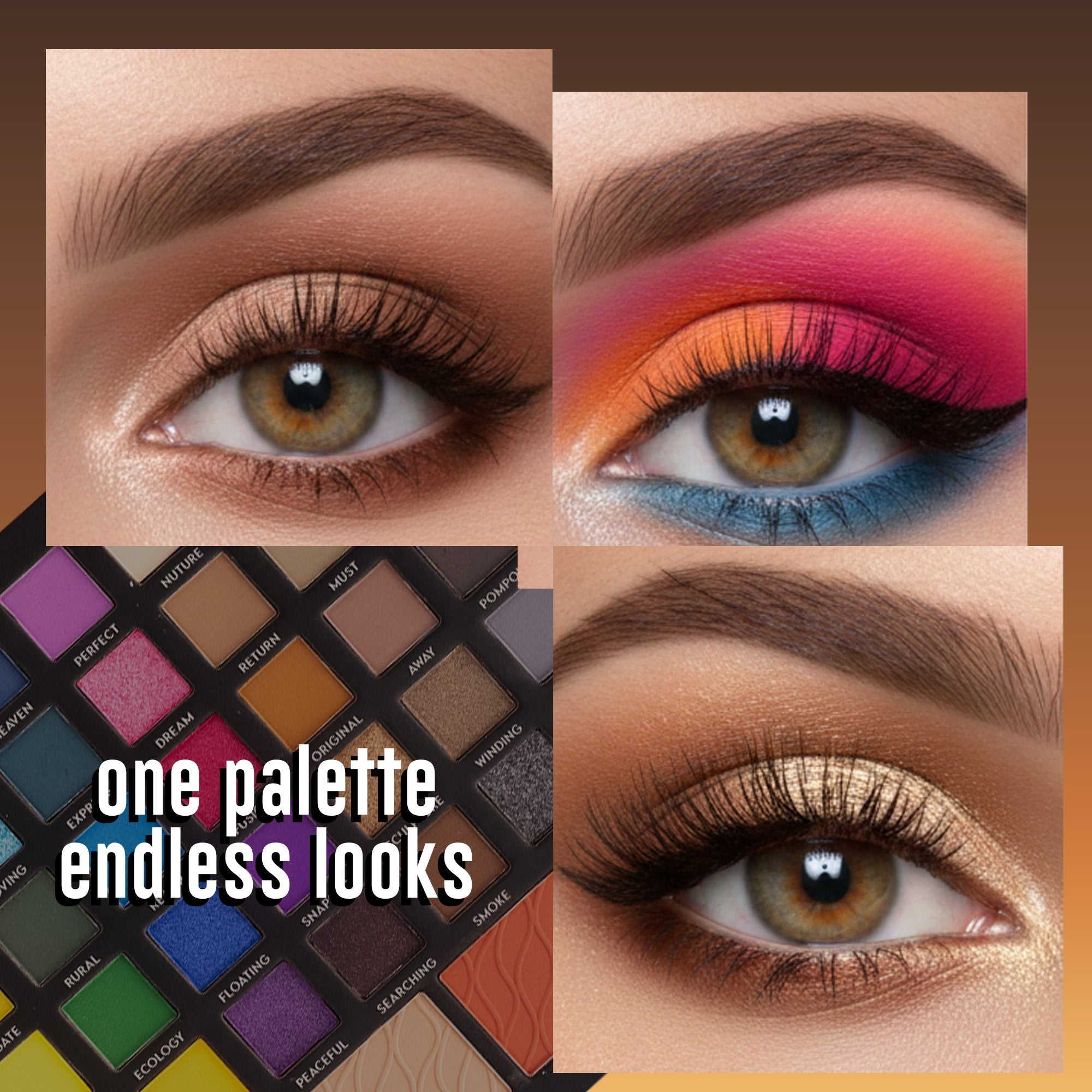 Maliao Terraced Makeup Palette - 56 Color Makeup Set Palette de Fards Face, Eye