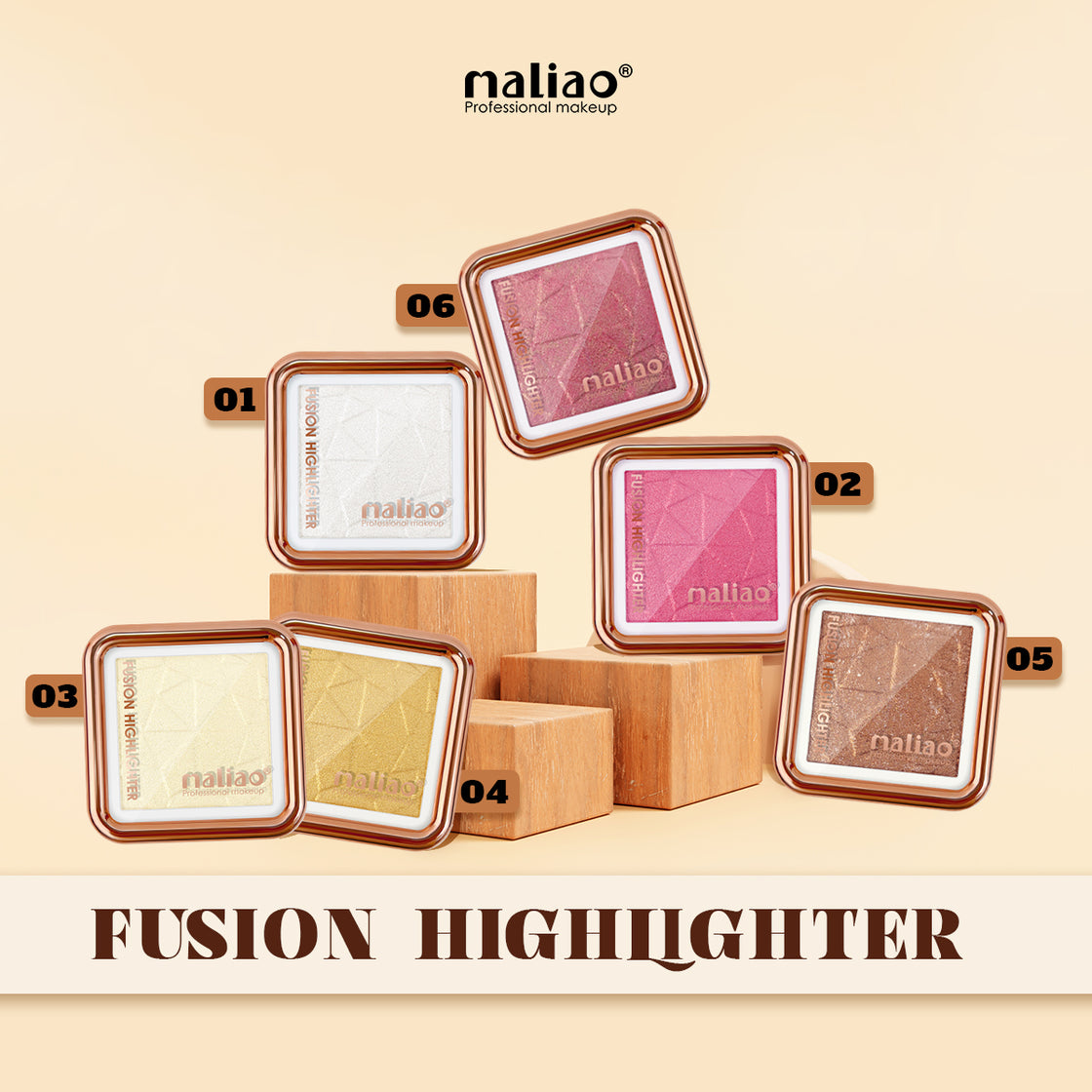 Maliao, TravelFriendly, IntenseRadiance, GlowGetter, BuildableCoverage, MakeupEssentials, Highlighter, UltimateGlow, RadiantFinish, 