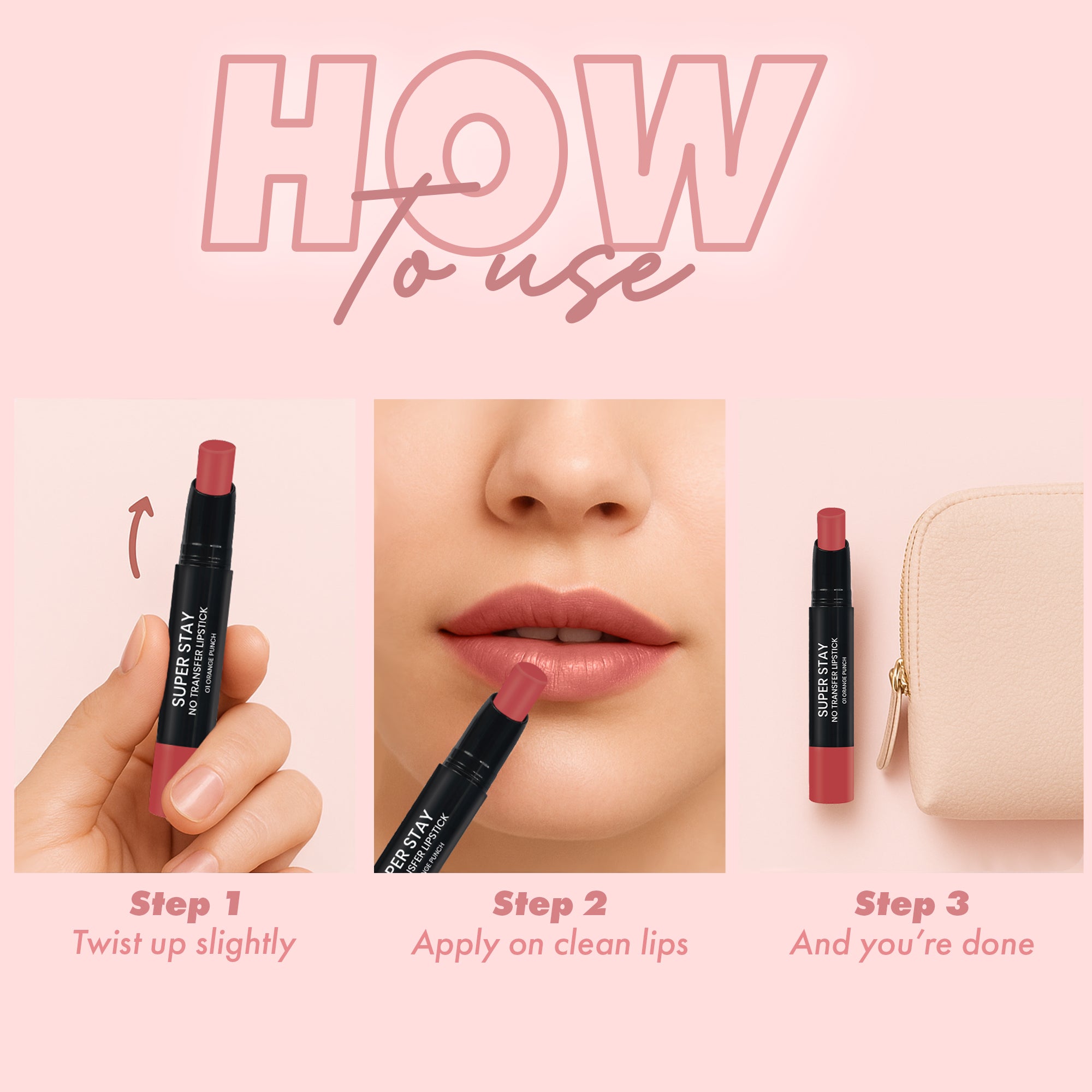 Maliao Super Stay No Transfer Lipstick Lip