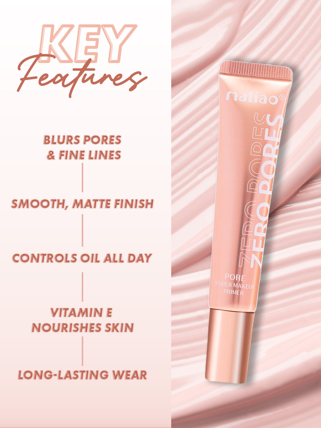 Maliao Invisible Pore Soft Focus Makeup Primer Face