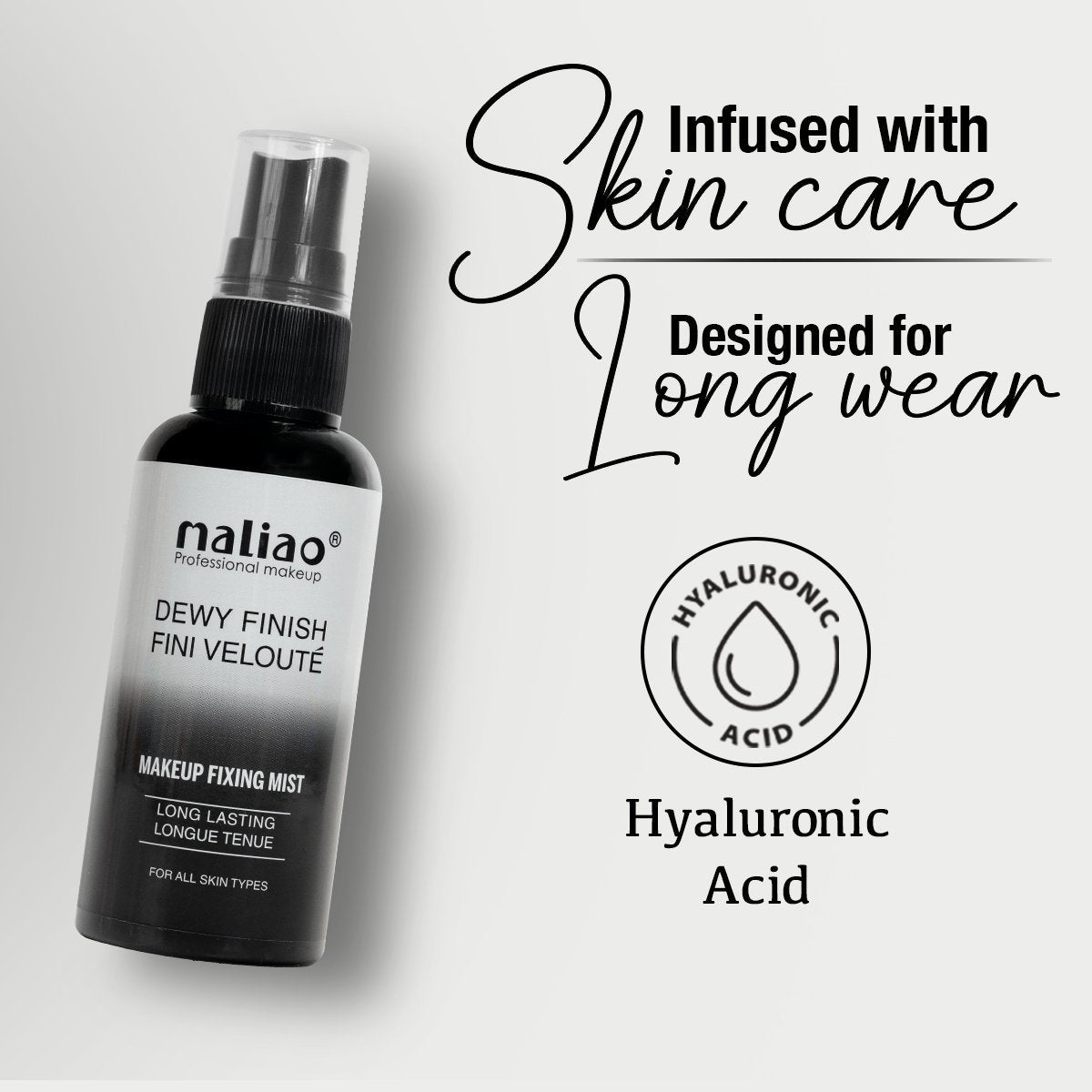 Maliao Dewy Finish Velvet Makeup Fixing Mist Face