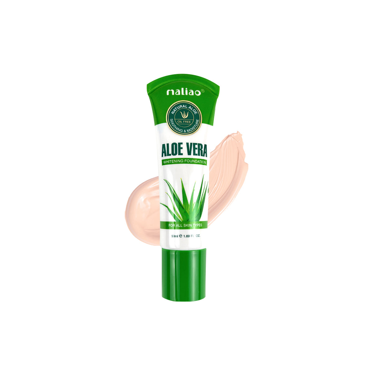 Maliao ALOE VERA WHITENING Foundation - Radiant and Nourishing Coverage Face