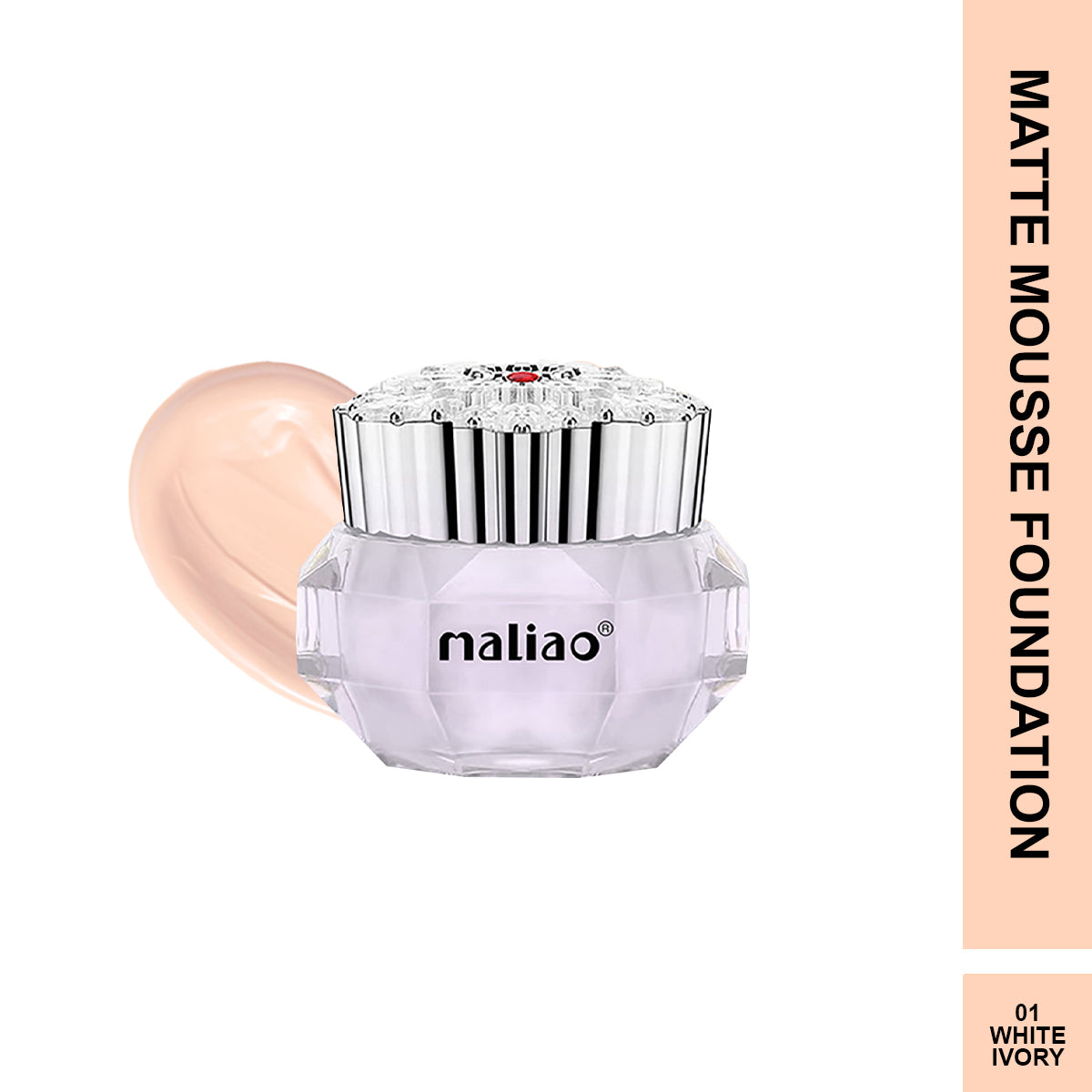 MALIAO Matte Mousse Foundation: Lightweight Shine Control Face