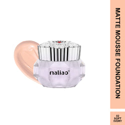 MALIAO Matte Mousse Foundation: Lightweight Shine Control Face