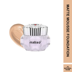 MALIAO Matte Mousse Foundation: Lightweight Shine Control Face